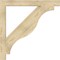 Ekena Millwork Funston Block Rough Sawn Bracket, Douglas Fir, 4"W x 42"D x 42"H BKT04X42X42FST05RDF - alternate 2